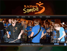 Tablet Screenshot of blackdownsamba.org.uk